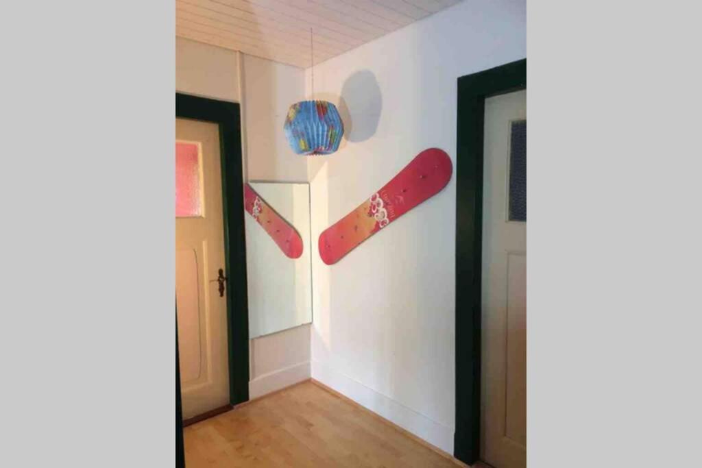 Zentral Gelegene Wohnung Mit Grossem Garten 因特拉肯 外观 照片