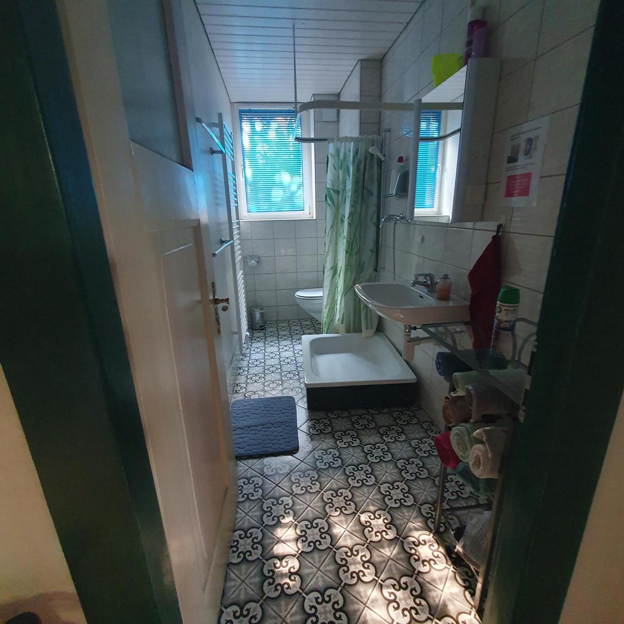 Zentral Gelegene Wohnung Mit Grossem Garten 因特拉肯 外观 照片